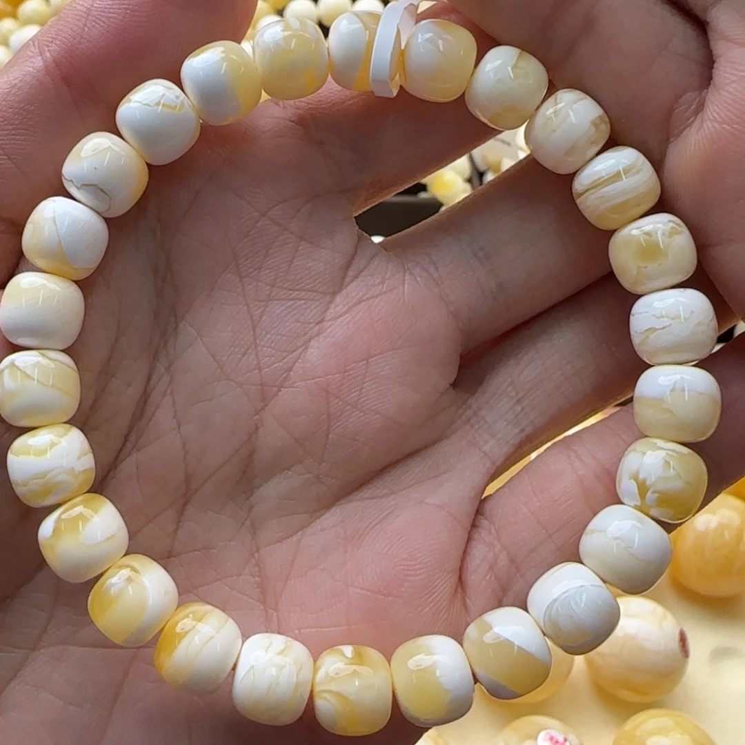 琥珀未镶嵌手链蜜蜡手串