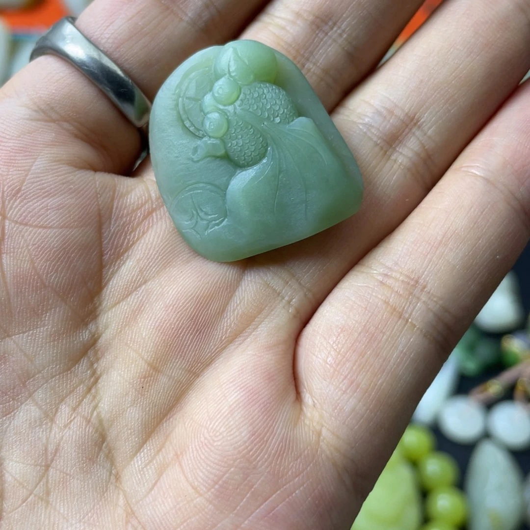吊坠(不含链)未镶嵌和田玉