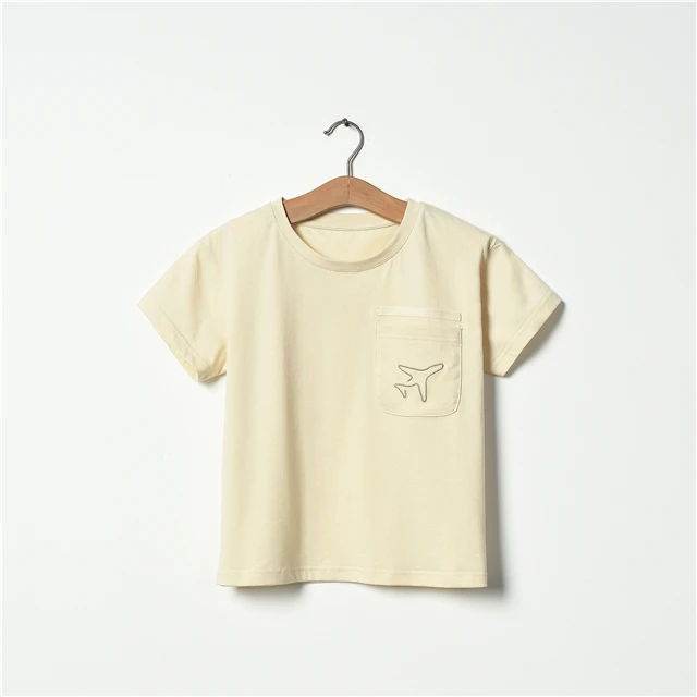 夏季纯棉儿童兜兜短袖上衣宝宝白搭短袖PDL08