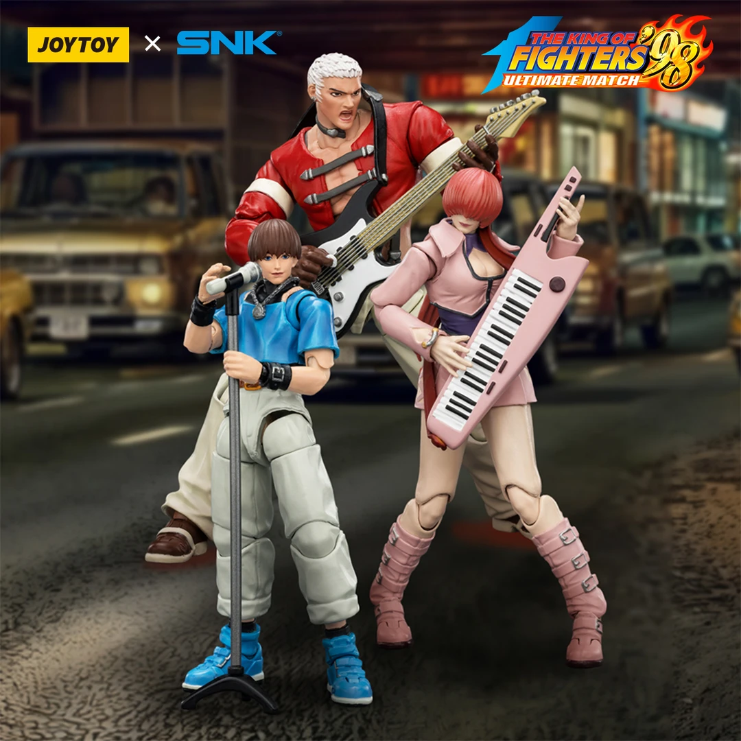 JOYTOY/暗源拳皇 '98UM大蛇队三人组 成品模型手办摆件玩具