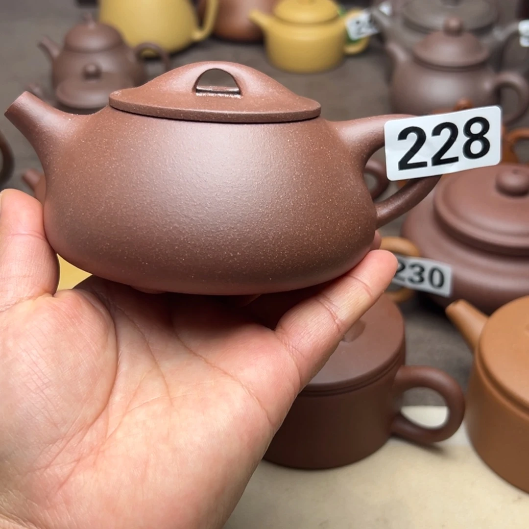 紫砂茶壶紫泥半手工300cc左右