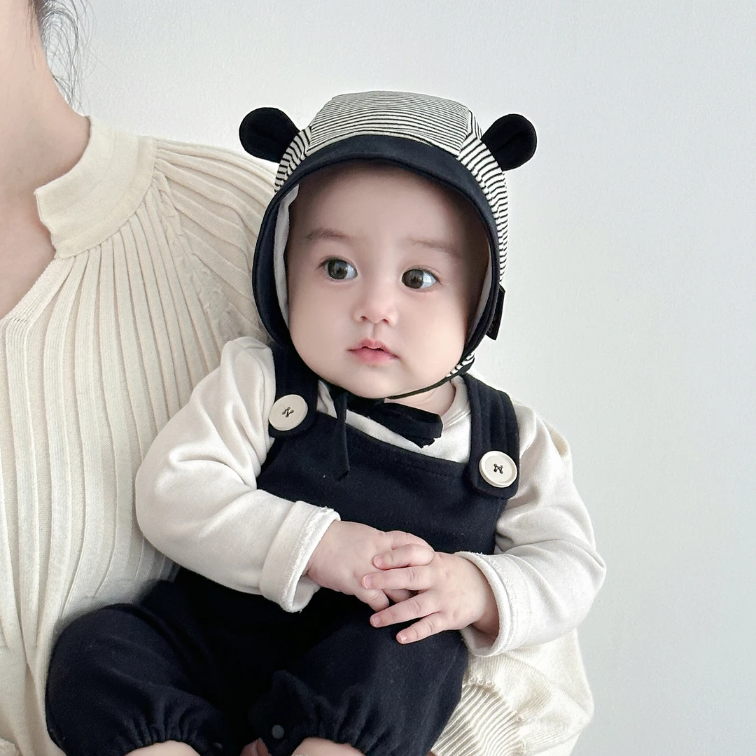 XINGDUOXIONG/星朵熊婴儿帽子春秋季宝宝护囟门胎帽婴幼儿护耳帽