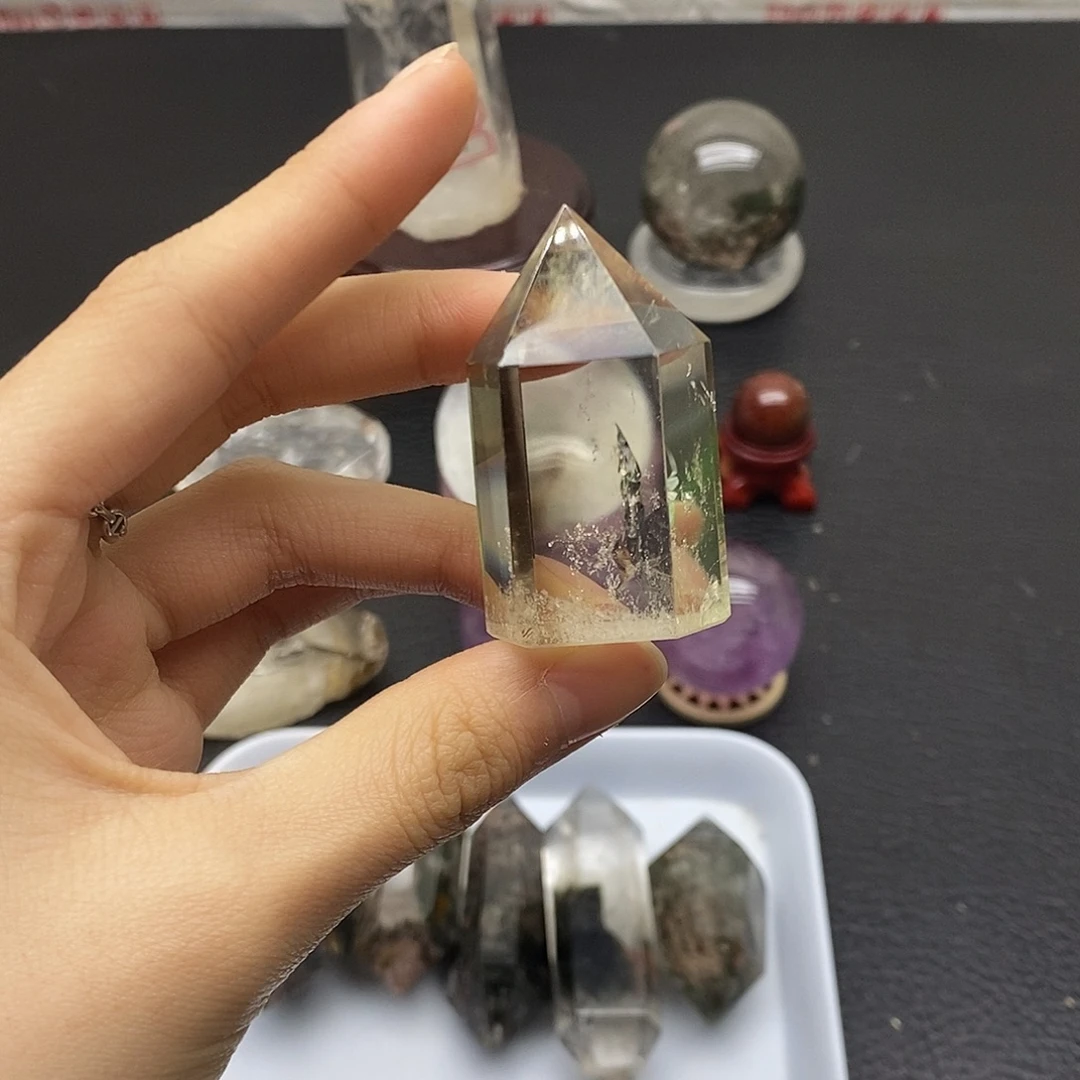 水晶未镶嵌珠宝半成品80水晶石