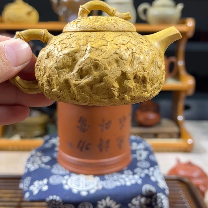 紫砂茶壶紫砂供春黄金段