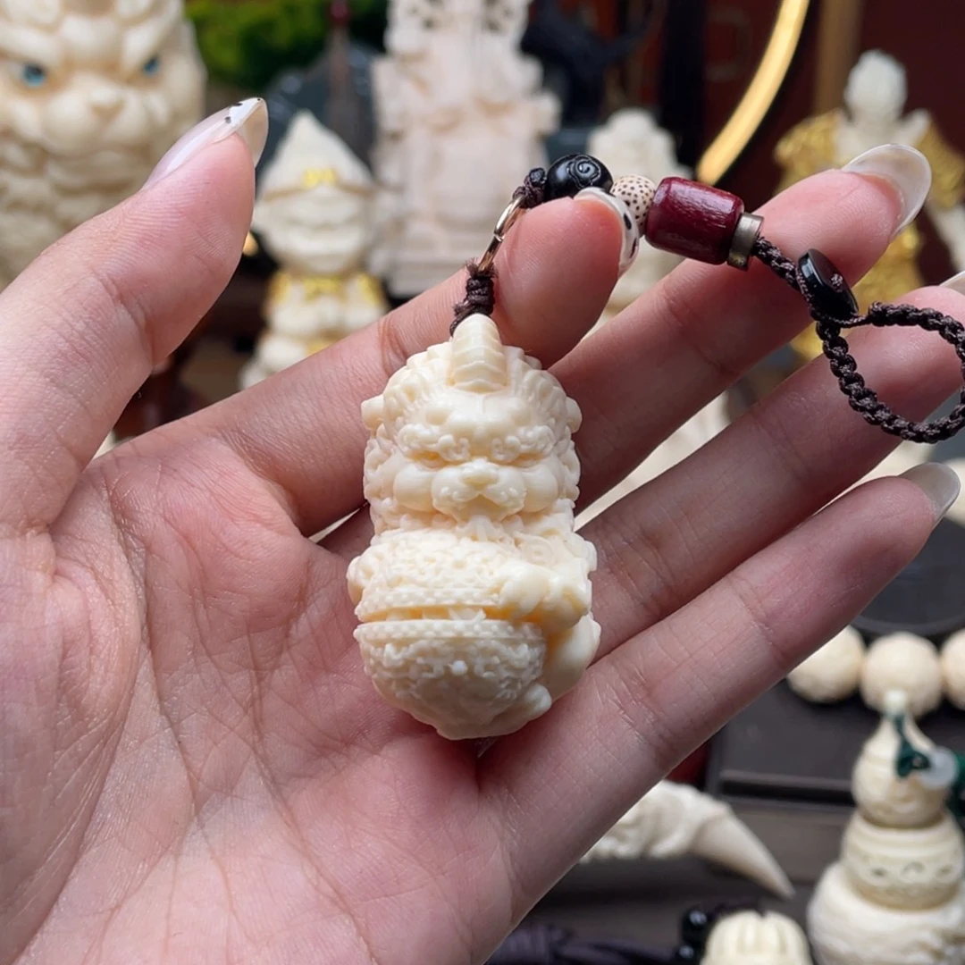 菩提根/象牙果吊坠天碌貔貅钥匙扣