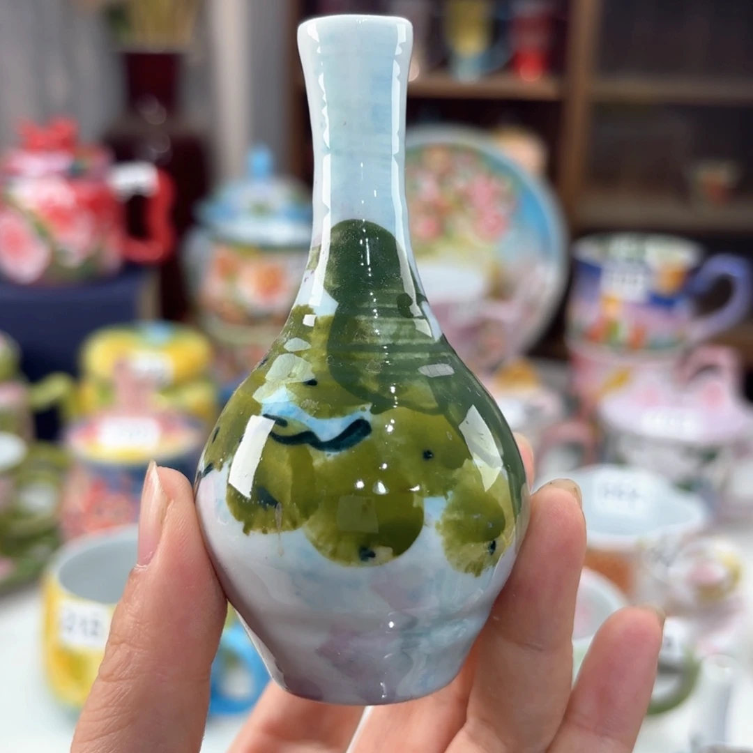 景德镇手绘高温釉下彩陶瓷茶具
