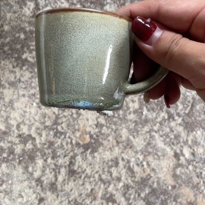 浪鬼家釉绘柴烧餐具R****w杯