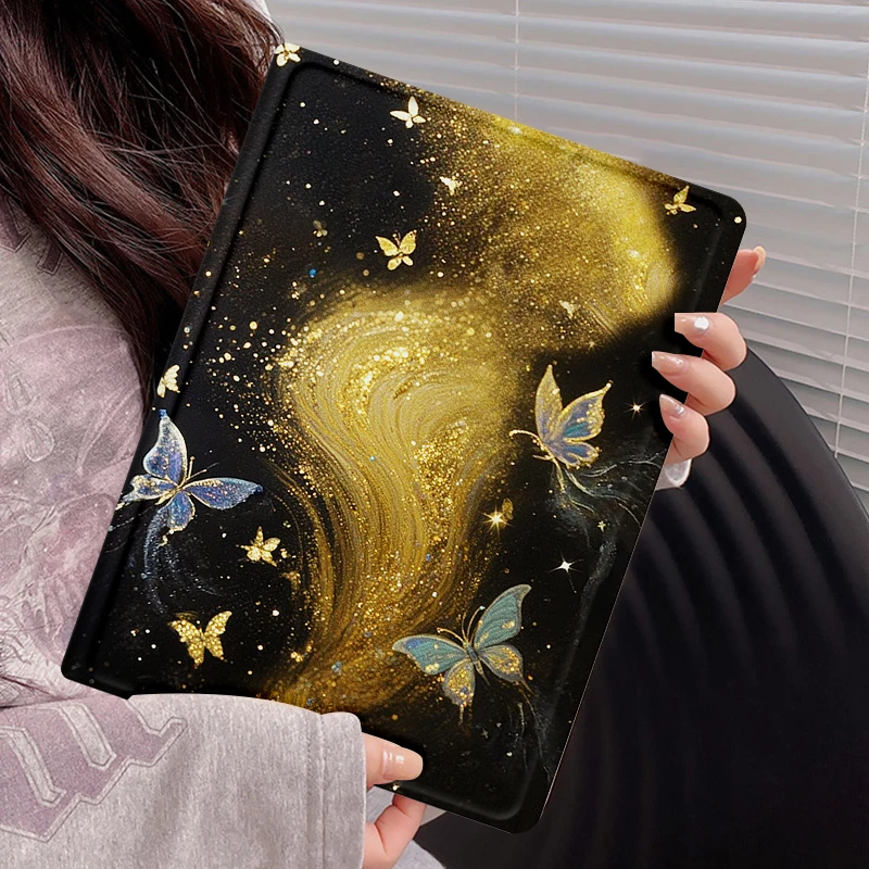 金蝶幻梦ipad air7平板保护壳带笔槽2025新款11保护套mini6防摔10