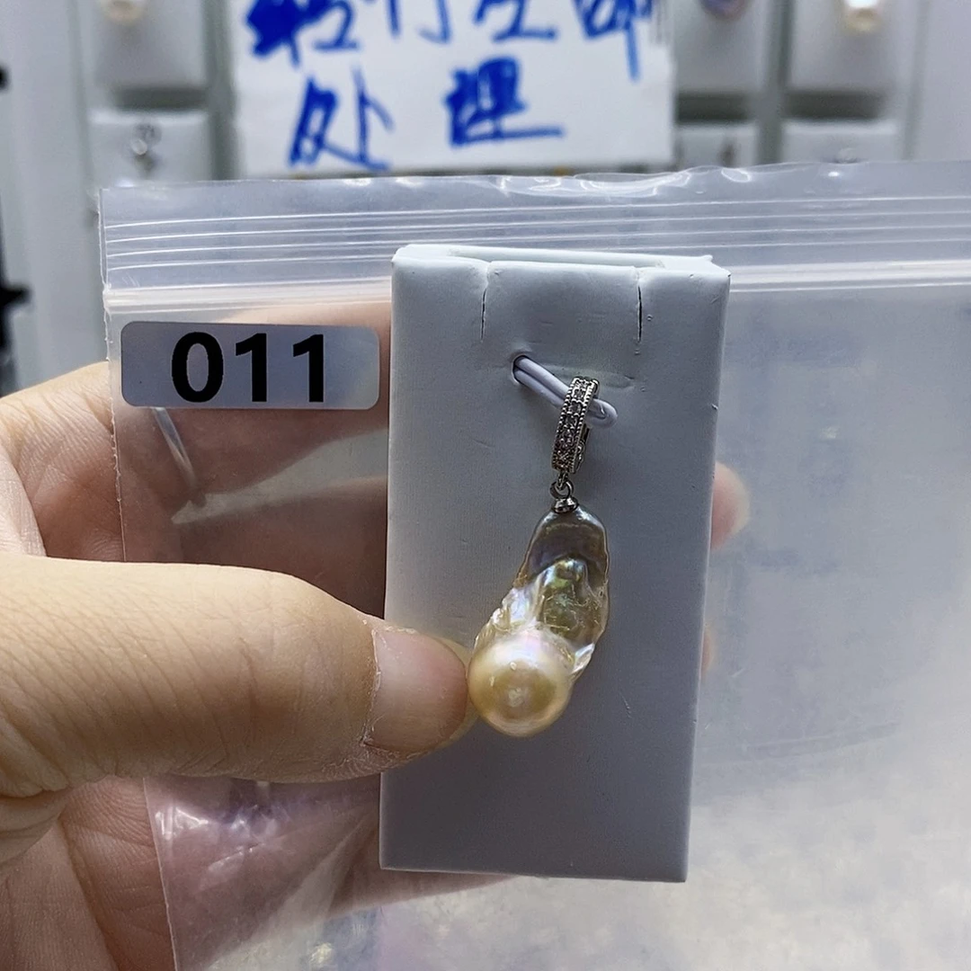 颈饰合金淡水珍珠