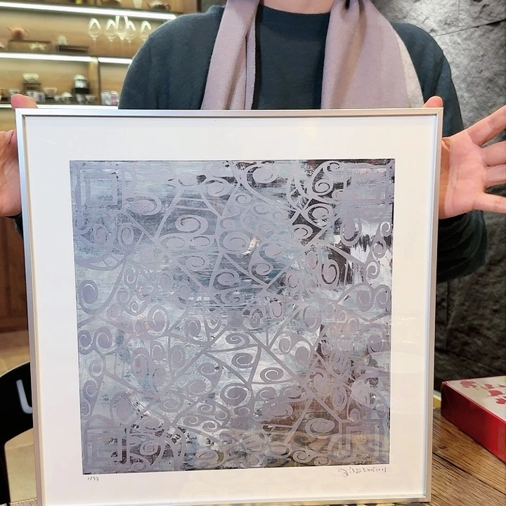 紫砂茶壶衣者版画银码