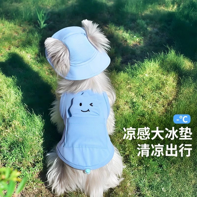狗狗凉凉衣服冰丝防晒背心夏季夏天薄款透气小型犬宠物比熊雪纳瑞