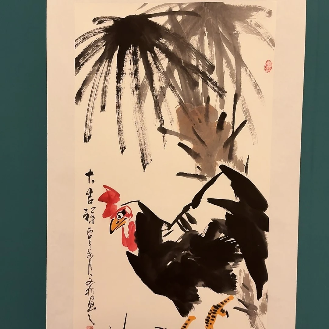 国画溥老师老师作品画作
