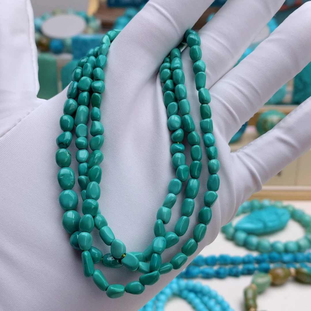 绿松石未镶嵌挂件