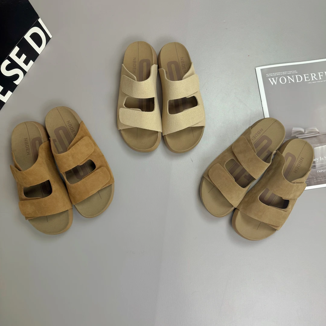 勃肯鞋夏新款复古半拖鞋女鞋子休闲外穿拖鞋平底凉女鞋防滑