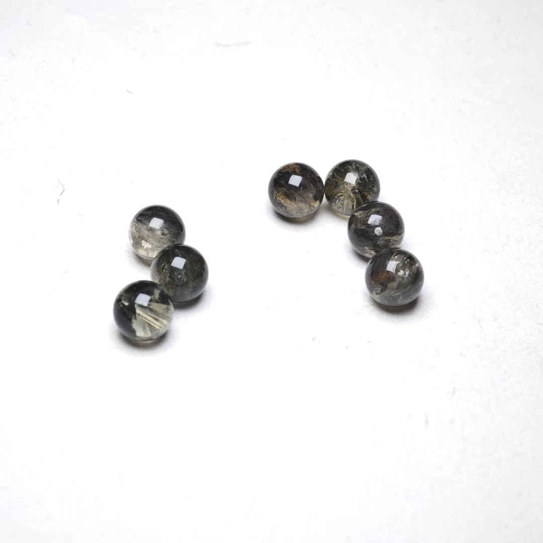 晶匠黑羽单珠8mm+  多样性发一  编号BB0797 DIY珠料