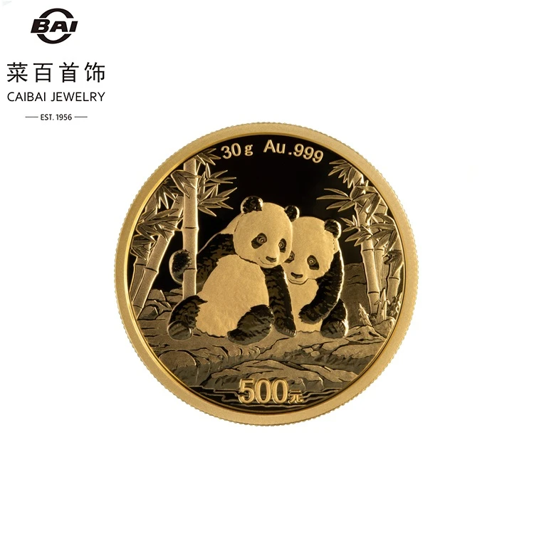CBAI/菜百YQWD 2026年熊猫普制金币30克实心(不退换)