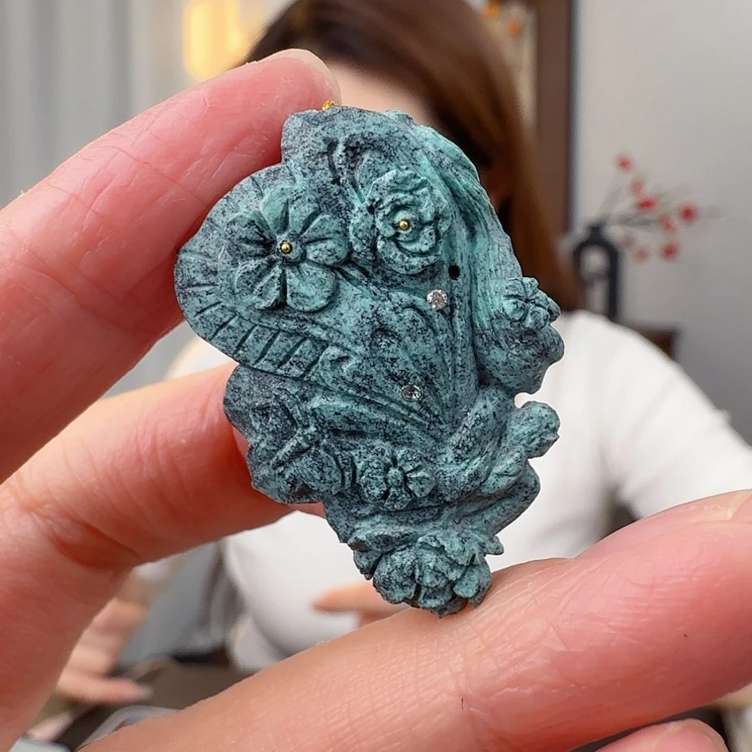 绿松石未镶嵌珠宝奇石