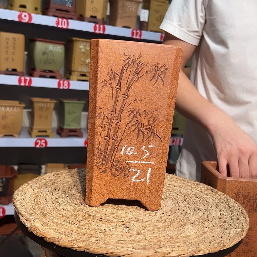 老***狗天心紫砂手工花盆