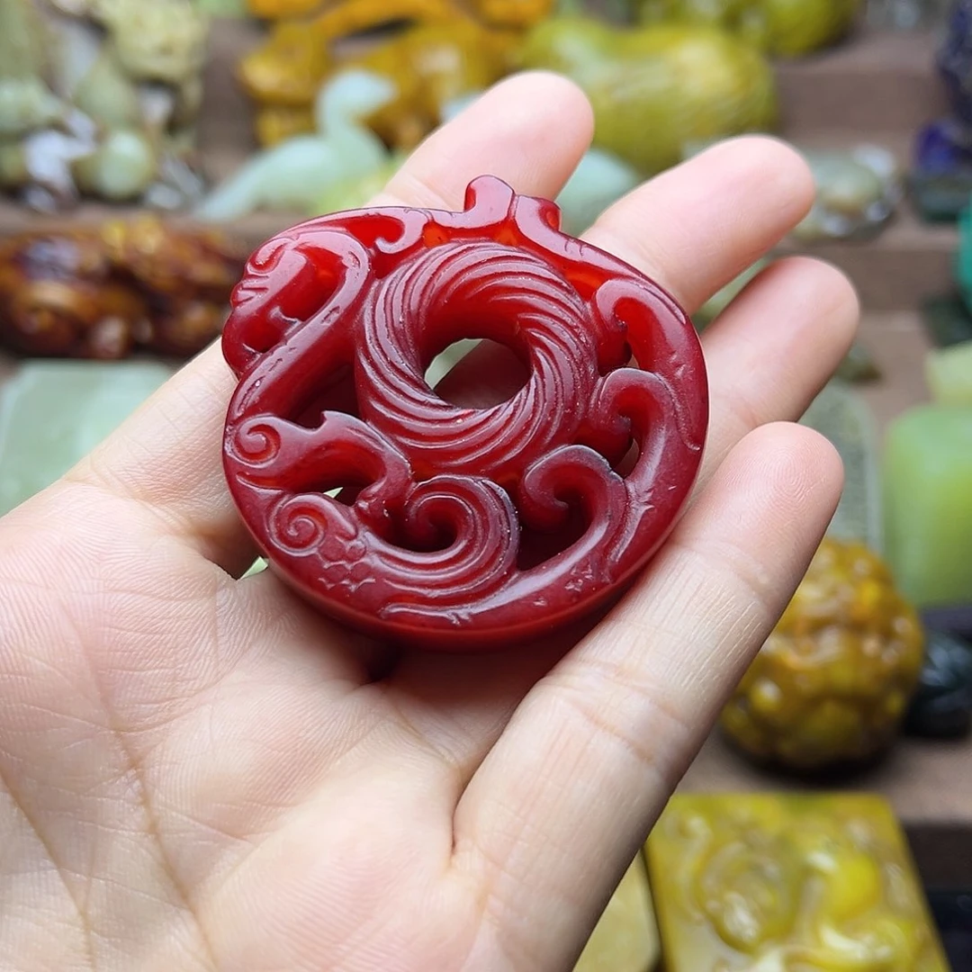 白玉菩提吊坠12。。