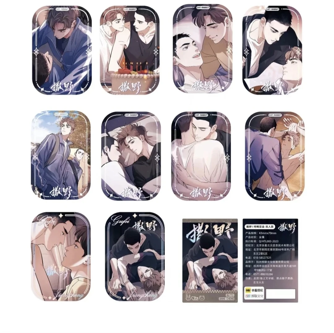 撒野【拥抱同频/心动流光系列】吧唧马口铁/镭射票