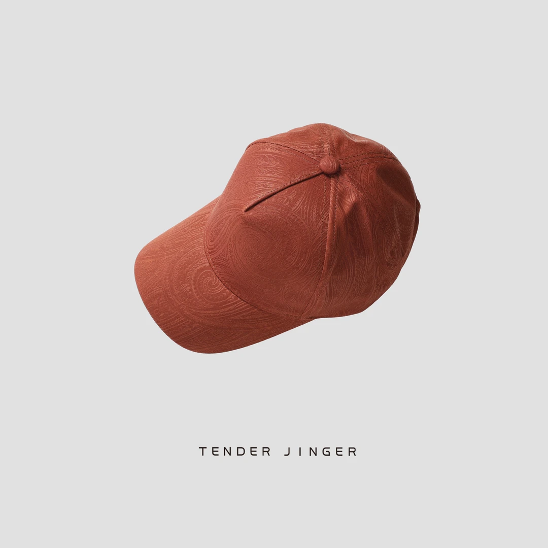 Tender Jinger｜香云纱鸭舌帽T52GCC897204