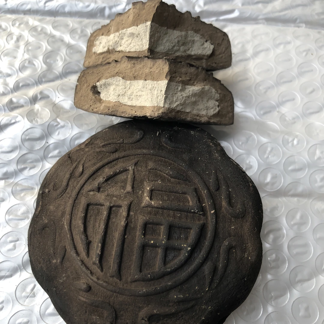 高温非可食用烟熏土克白小月造型土块