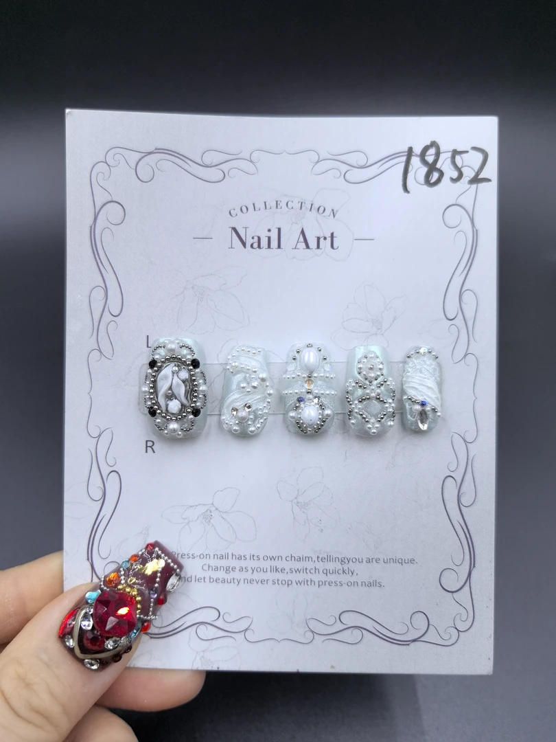 安夏 浩辰 二代 全手工穿戴甲贴片重工独特设计款