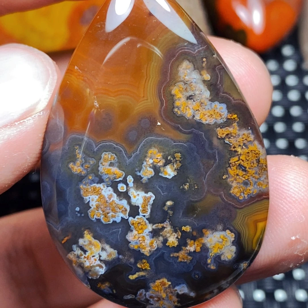 未镶嵌吊坠(不含链)玛瑙/玉髓路*