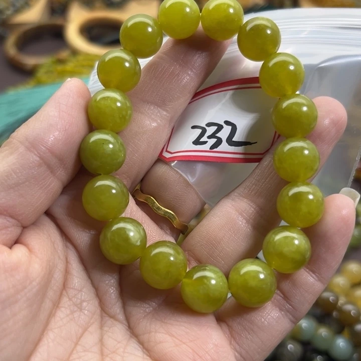 未镶嵌蛇纹石玉手链