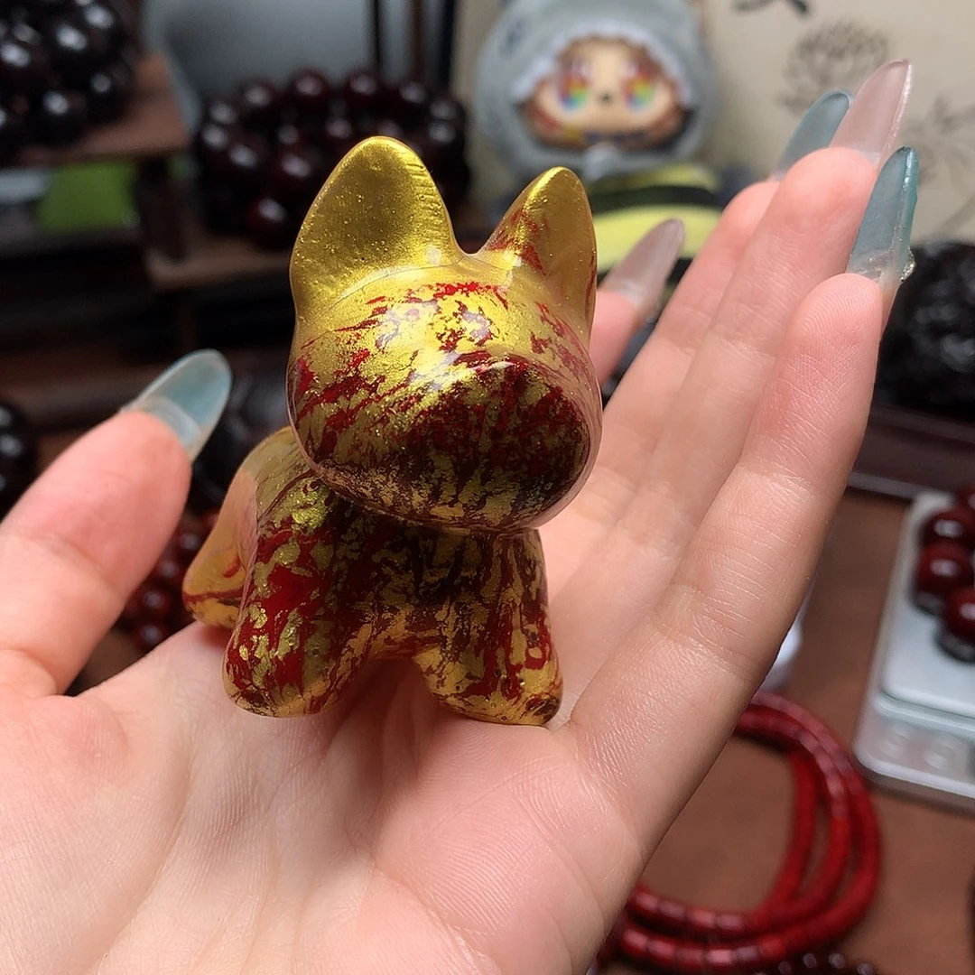 厶***玊檀香紫檀（小叶紫檀）大漆狗