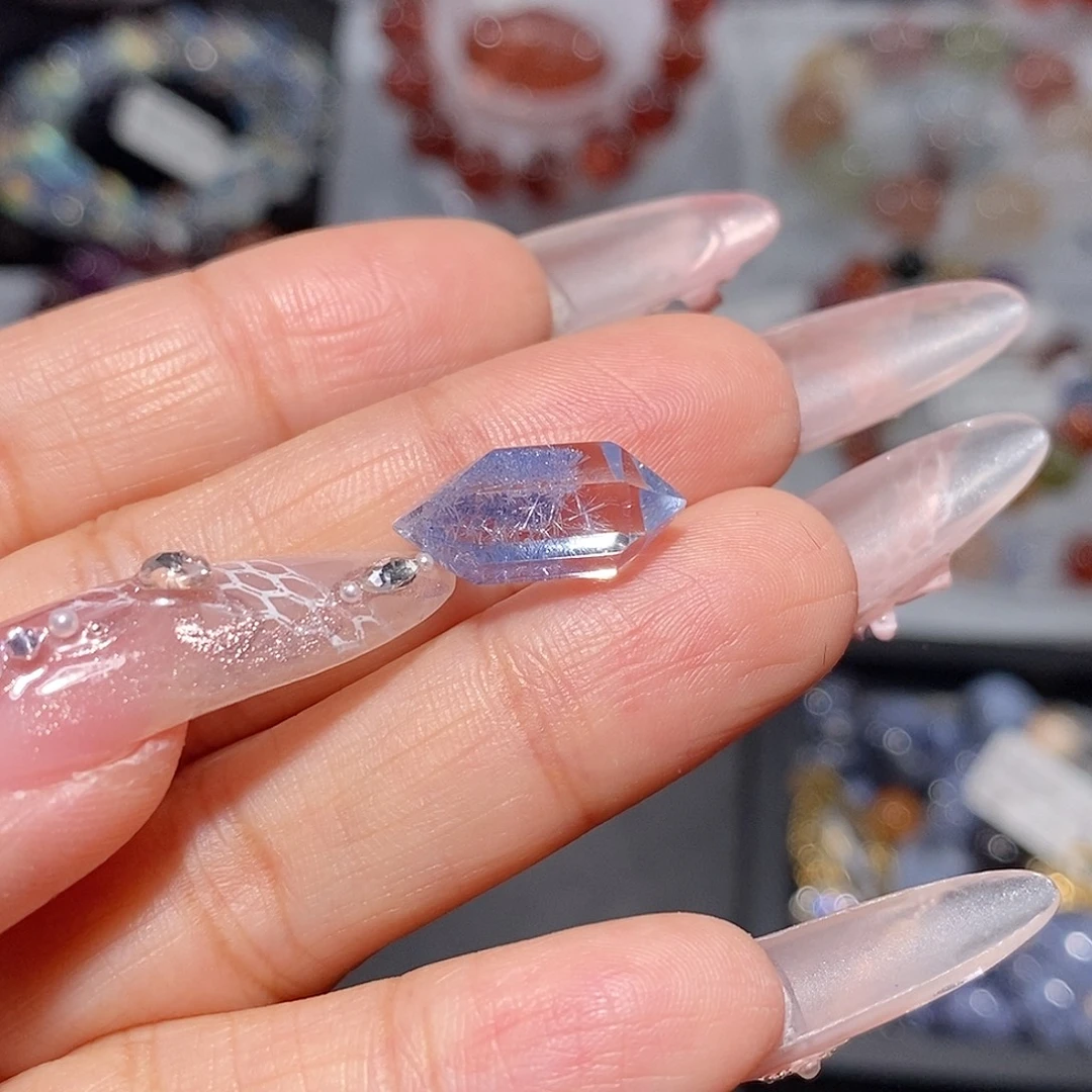 不***透水晶手链未镶嵌蓝发晶