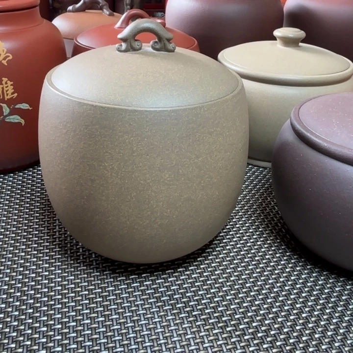 紫砂茶叶罐中高端紫砂茶叶罐