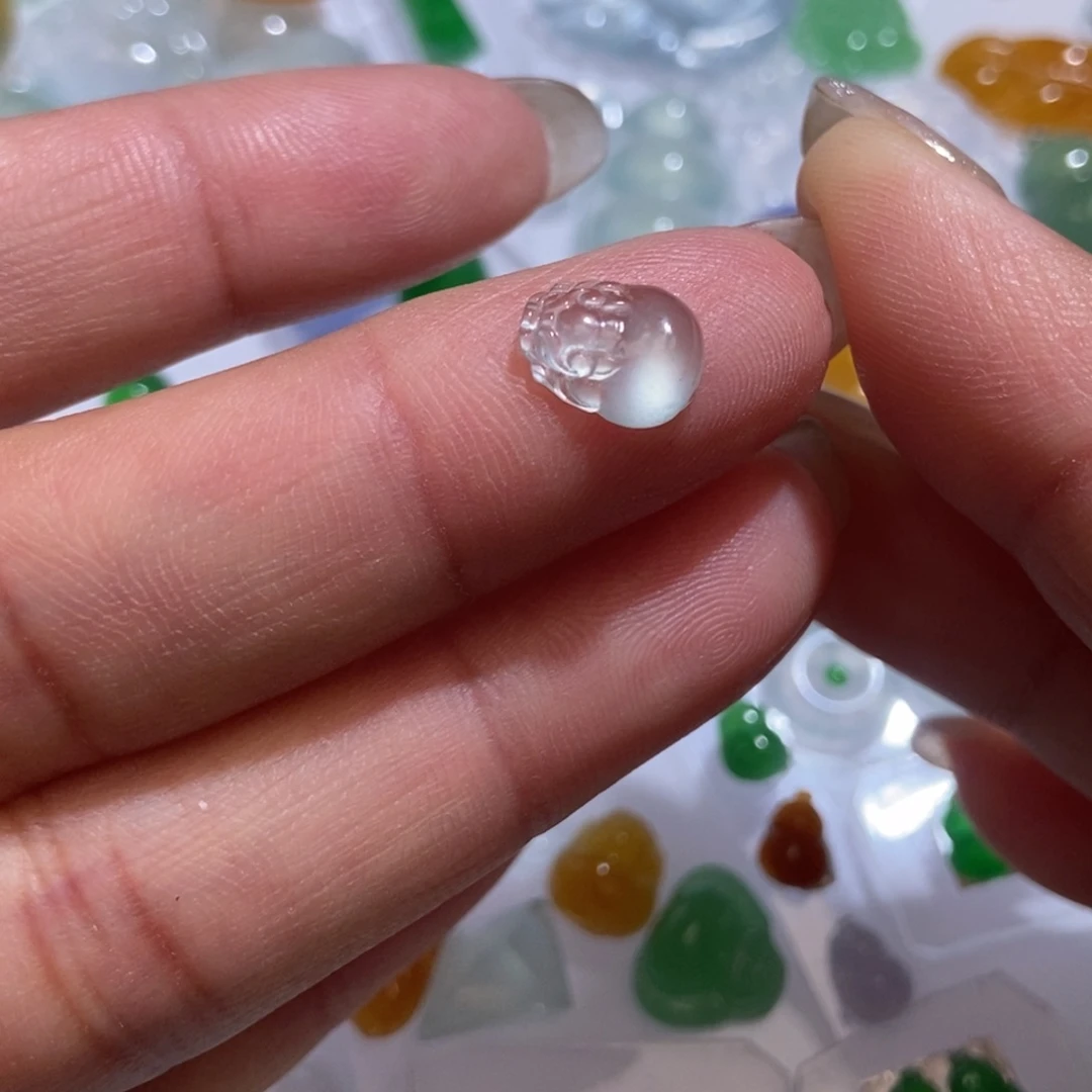 未镶嵌定制翡翠翡翠9.5/7.7/3.1