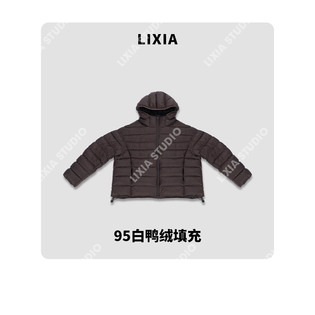 LIXIA【冬日硕果】三防鸭绒极简经典款95白鸭绒羽绒服-D10062