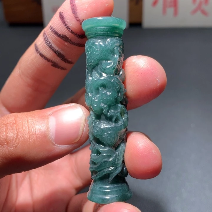 翡翠未镶嵌颈饰保真天然a货翡翠