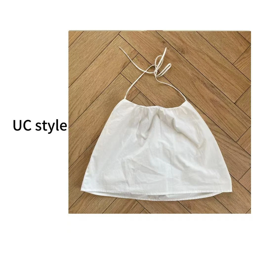 【UC STYLE】A8530芭蕾风挂脖吊带主播穿S码
