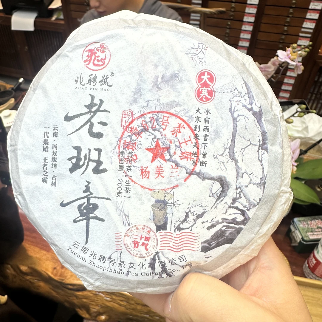 【兆聘号】2024年老班章茶王地古树生茶200g（12月7号）Z