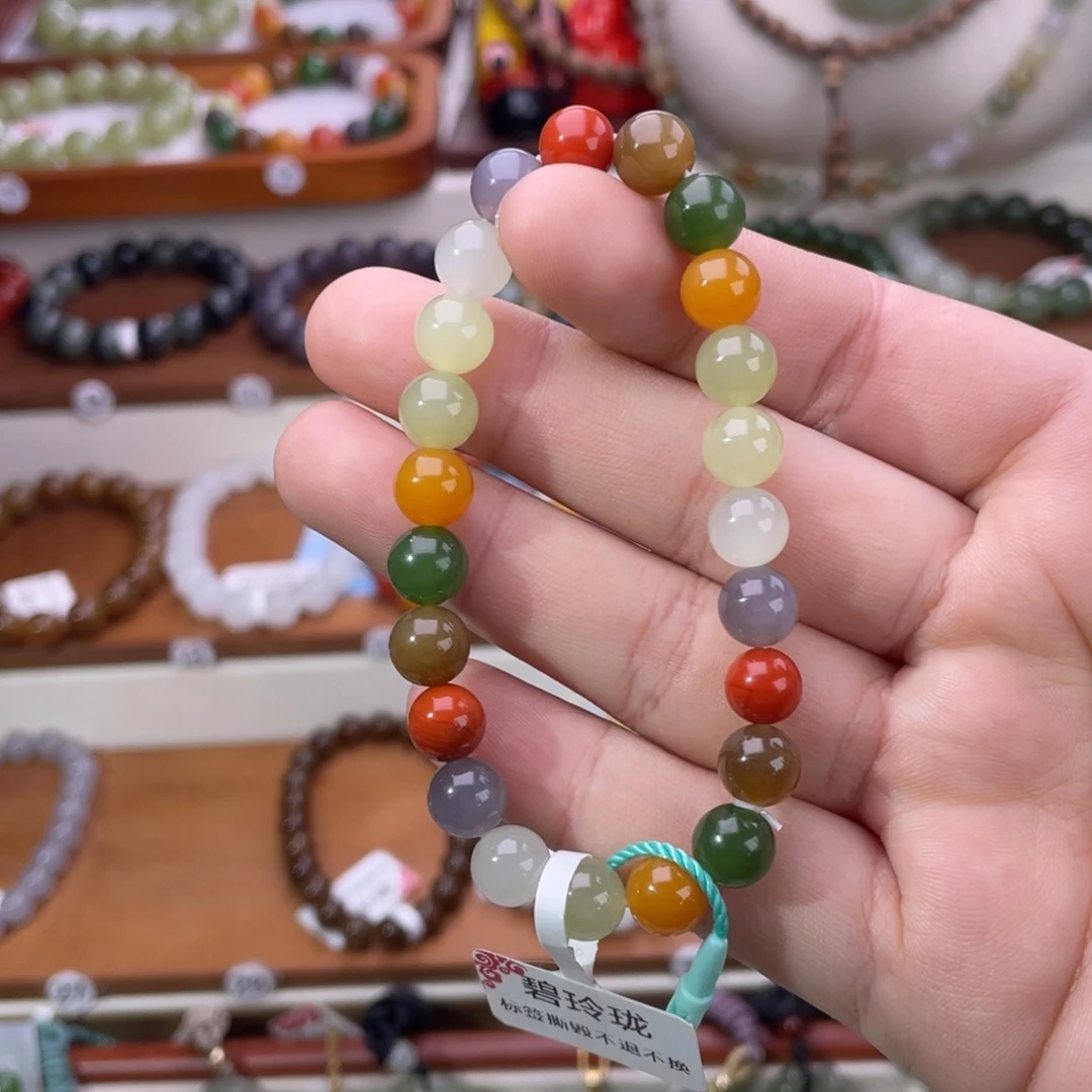 和田玉未镶嵌手串8mm