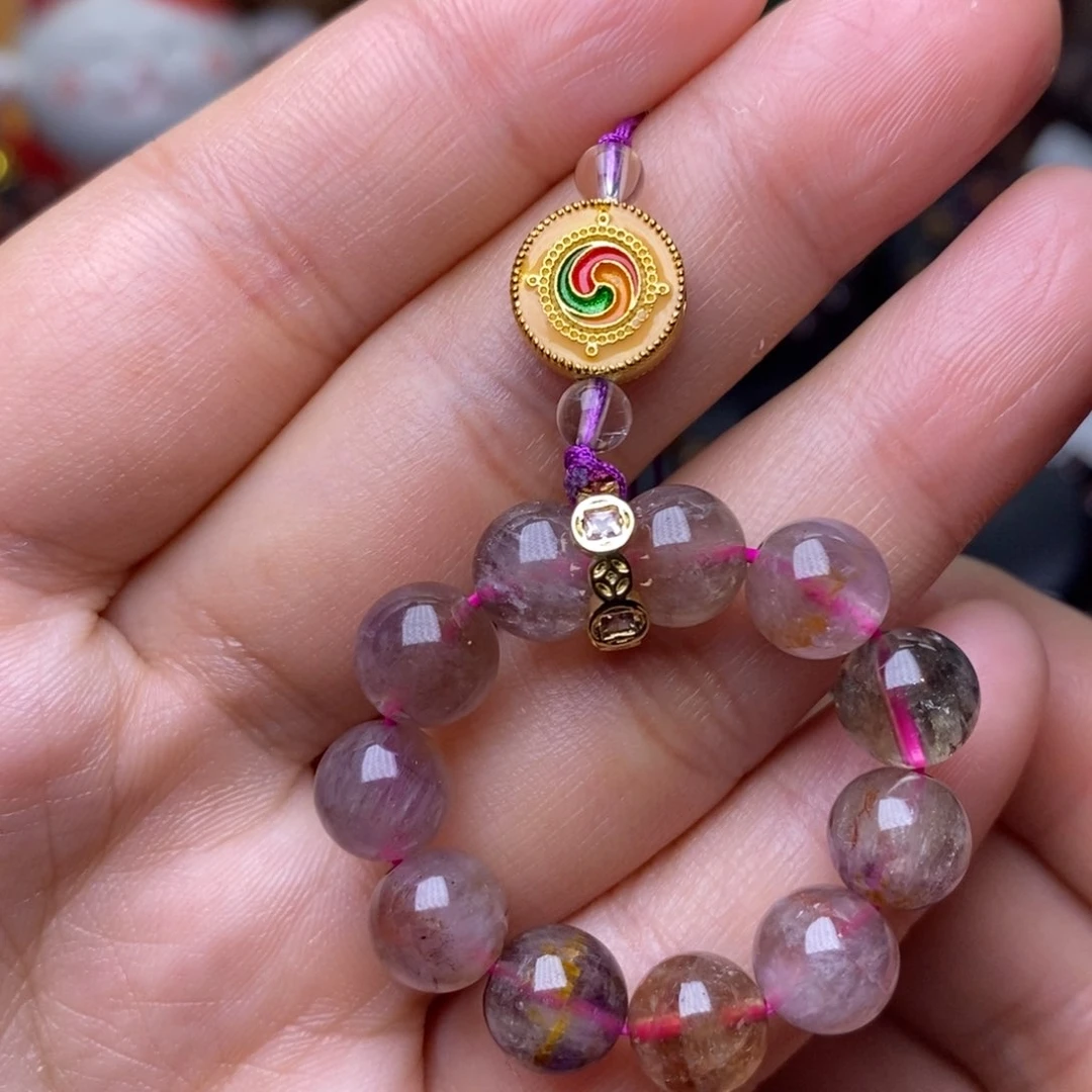 水晶A002极光手机挂未镶嵌