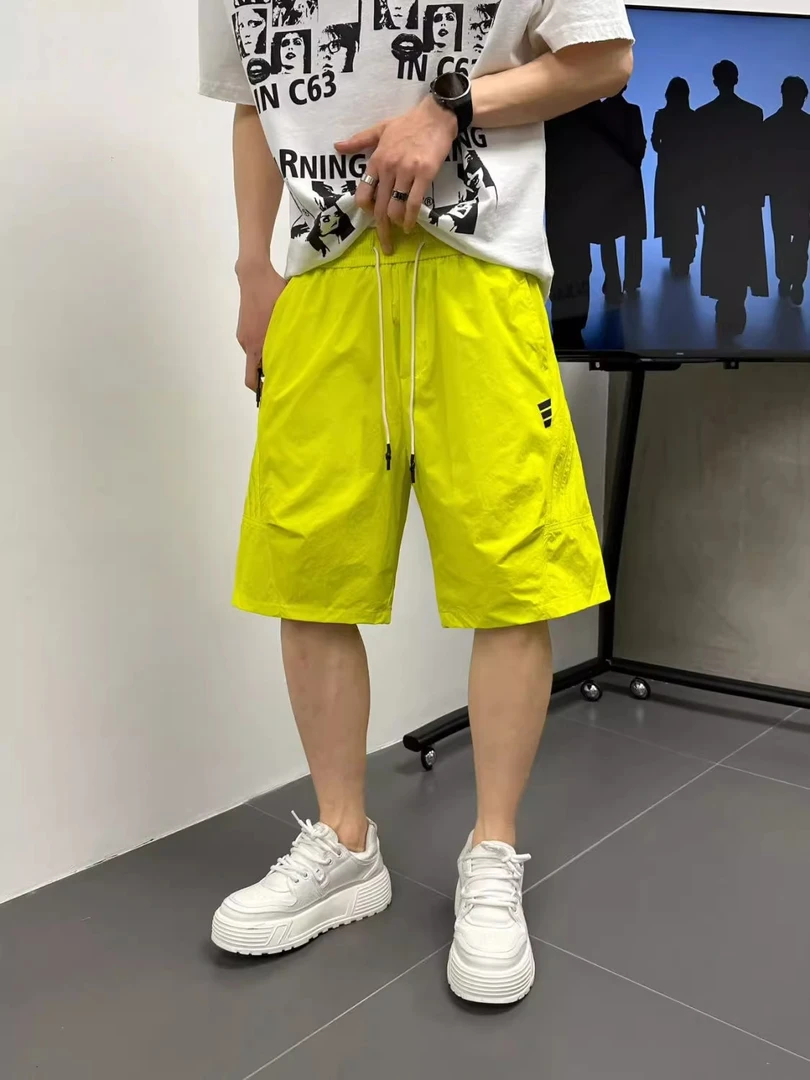 夏季速干运动短裤男薄款五分裤潮男通勤轻量耐磨2025夏装健身百搭