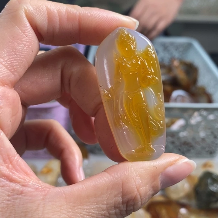 玛瑙/玉髓吊坠(不含链)未镶嵌