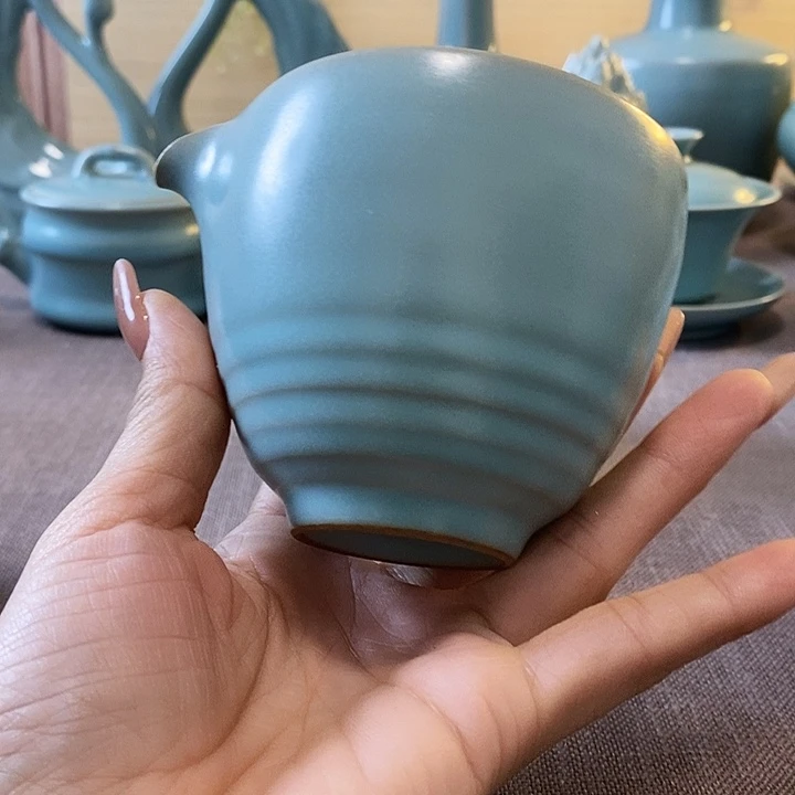 瓷片公道杯一一一一一一一一一