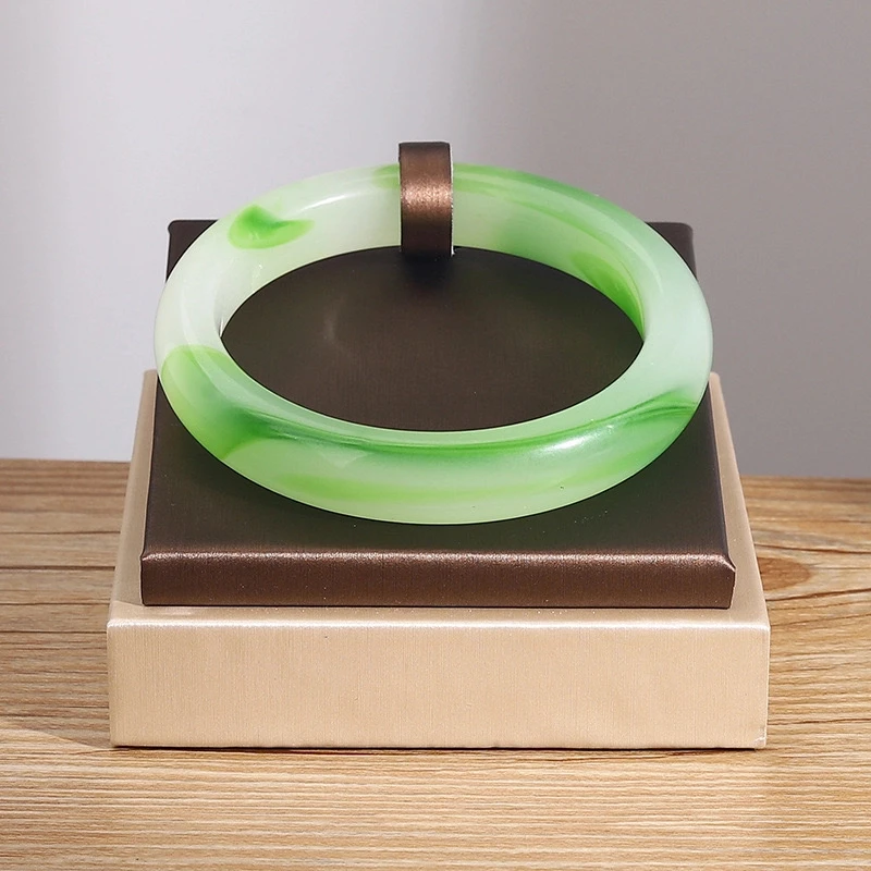 【现货现发】绿飘花青白绿正圈女款送礼带礼品盒