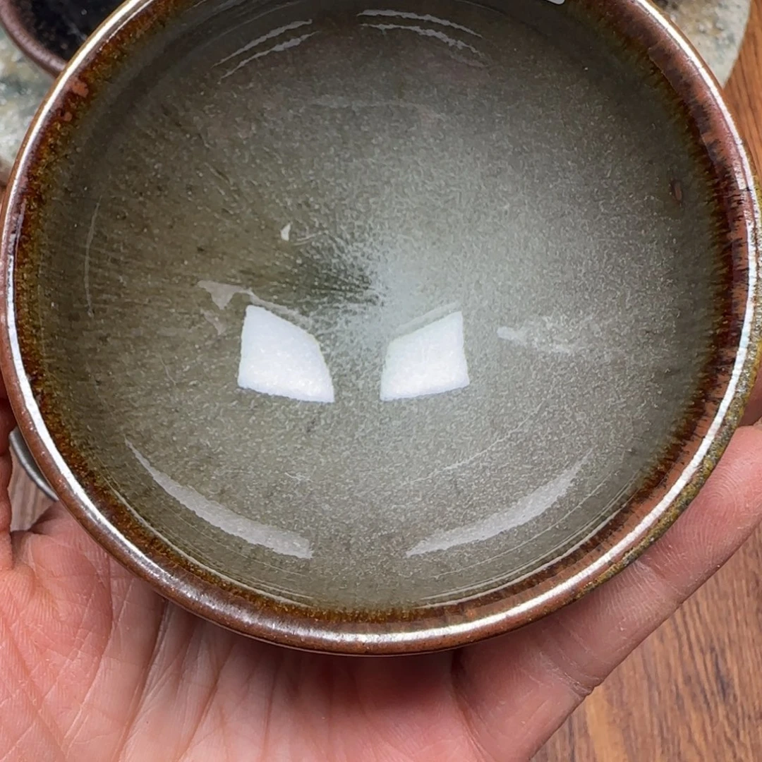 柴烧建盏茶盏茶杯175