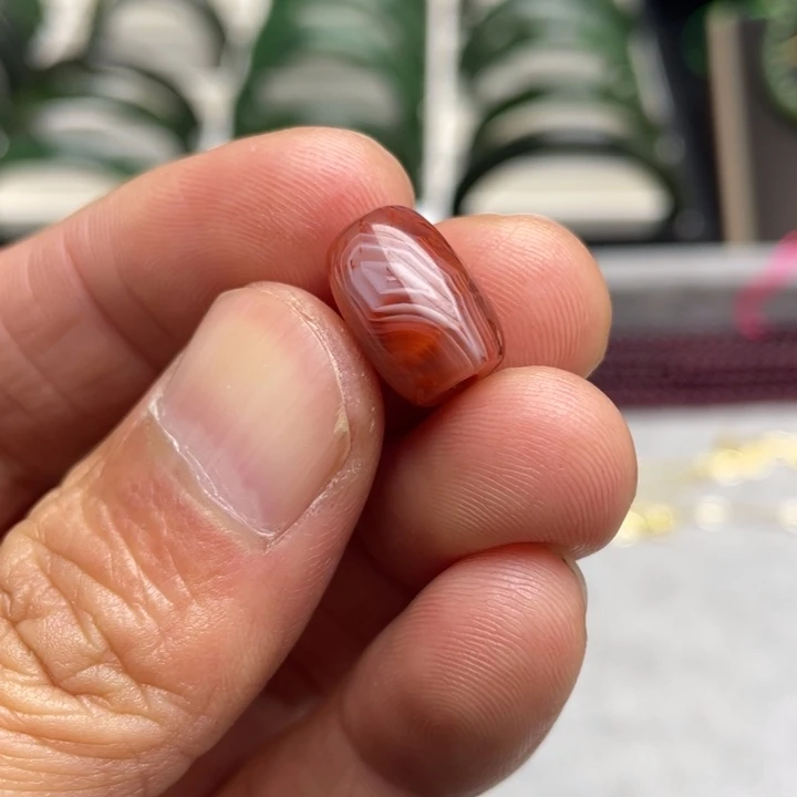 南红玛瑙合金珠宝半成品冰飘南红玛瑙桶珠配件