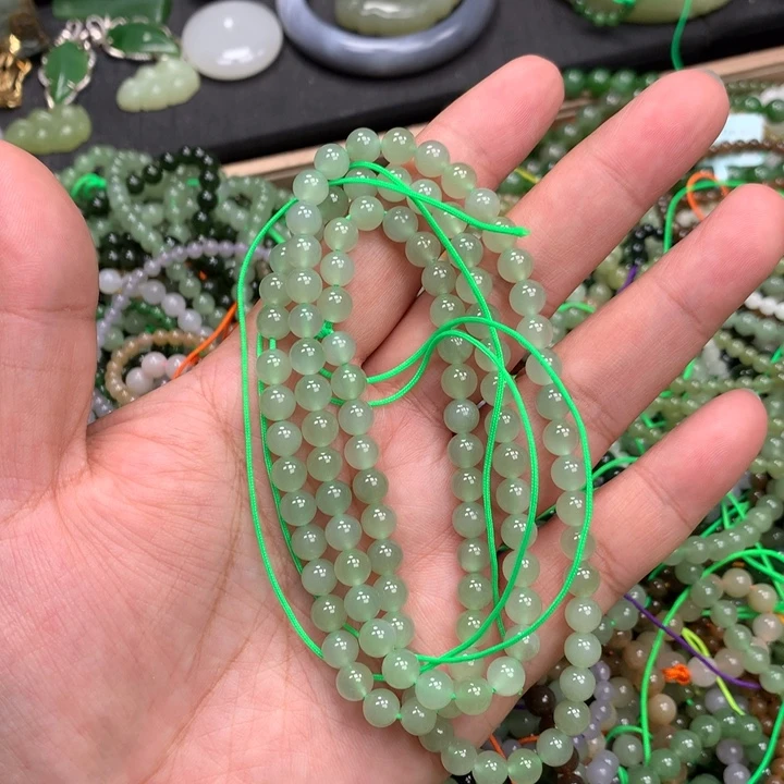 和田玉未镶嵌手链80