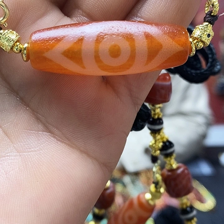 玛瑙/玉髓合金颈饰