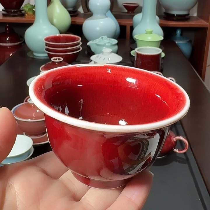 陶瓷景德镇高温陶瓷杯子微瑕