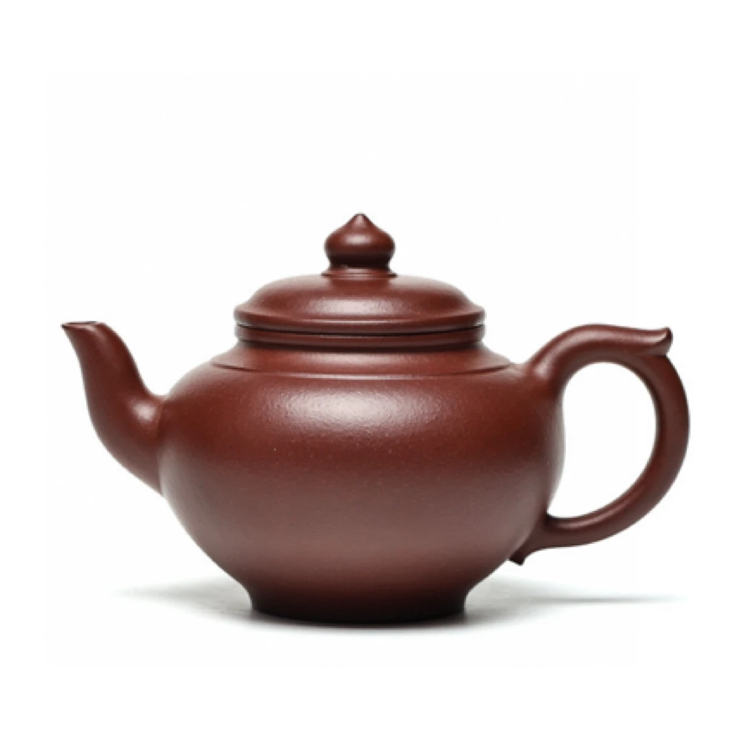 宜兴紫砂壶冯勤芳 笑樱 原矿老紫泥 180cc