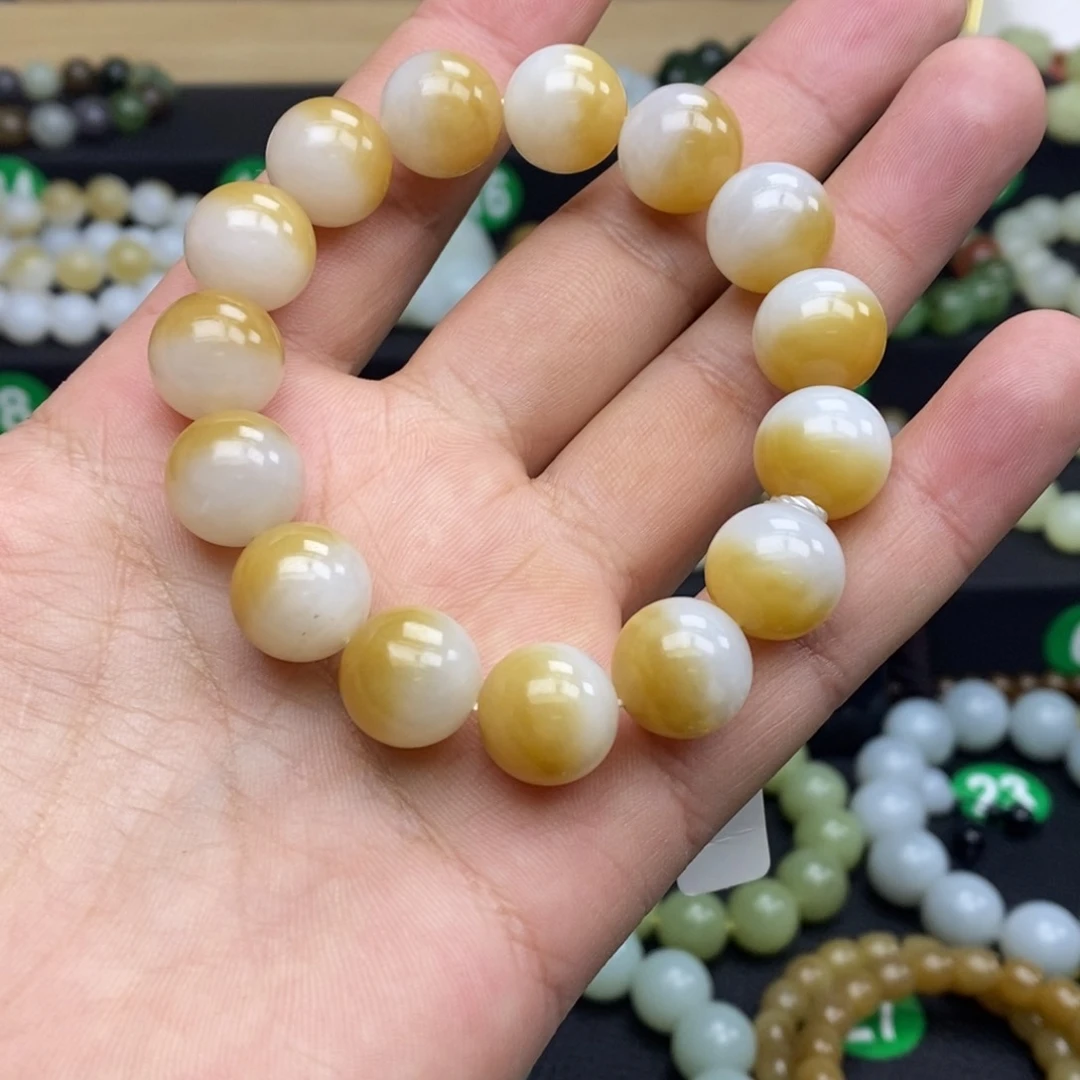 和田玉手链未镶嵌14